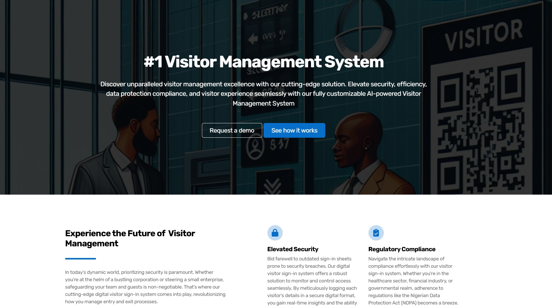 Screenshot of the VSM (Visitor Management System) project
