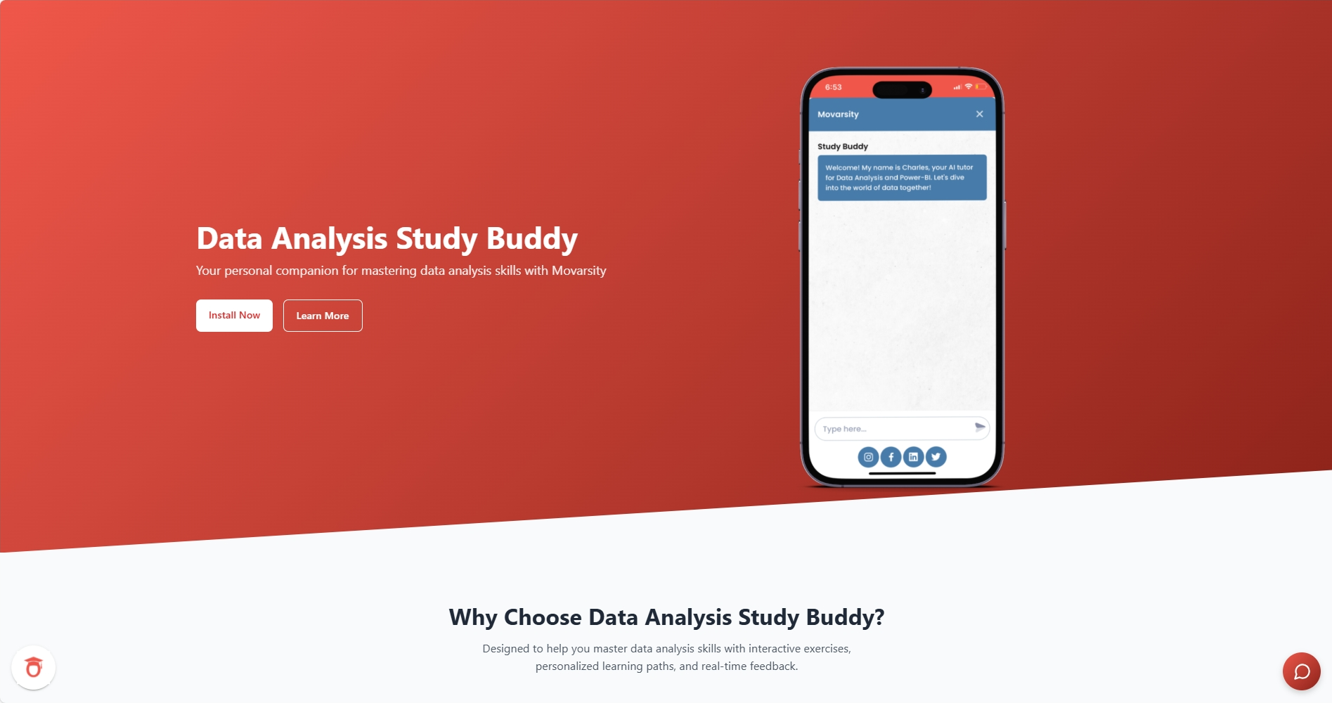 Screenshot of the Study Buddy project